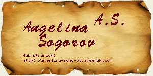 Angelina Šogorov vizit kartica
